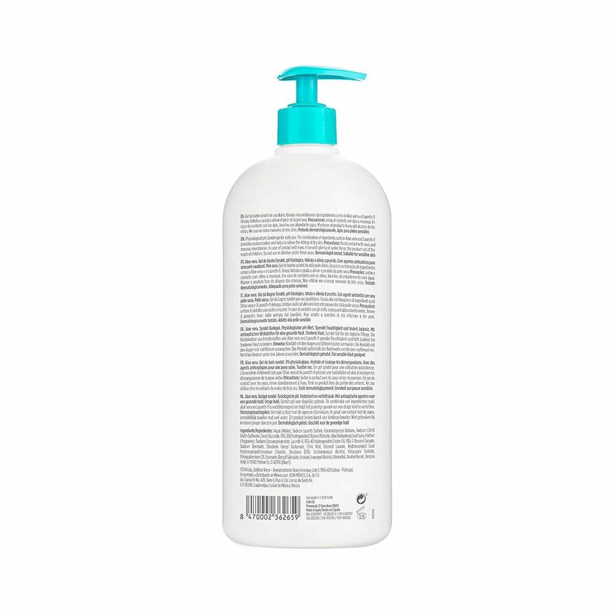 Bath Gel Isdin Germisdin Aloe Vera Antiseptic (1000 ml)-1