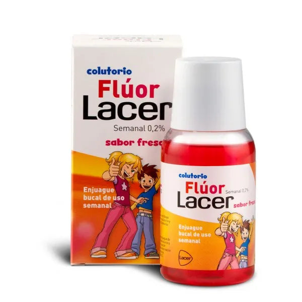 Lacer Colutorio Infantil Flúor Fresa 0,2 100 ml