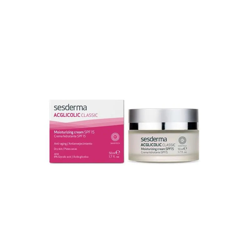 Sesderma Acglicolic Classic crema idratante Spf15 50 ml