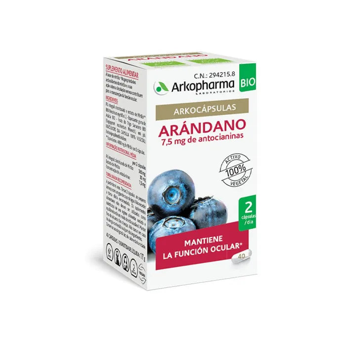 Arkopharma Arkocapsulas Mirtillo Bio 40 capsule