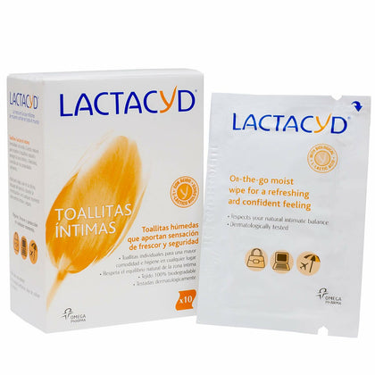 Lingettes Humides Intimes Lactacyd