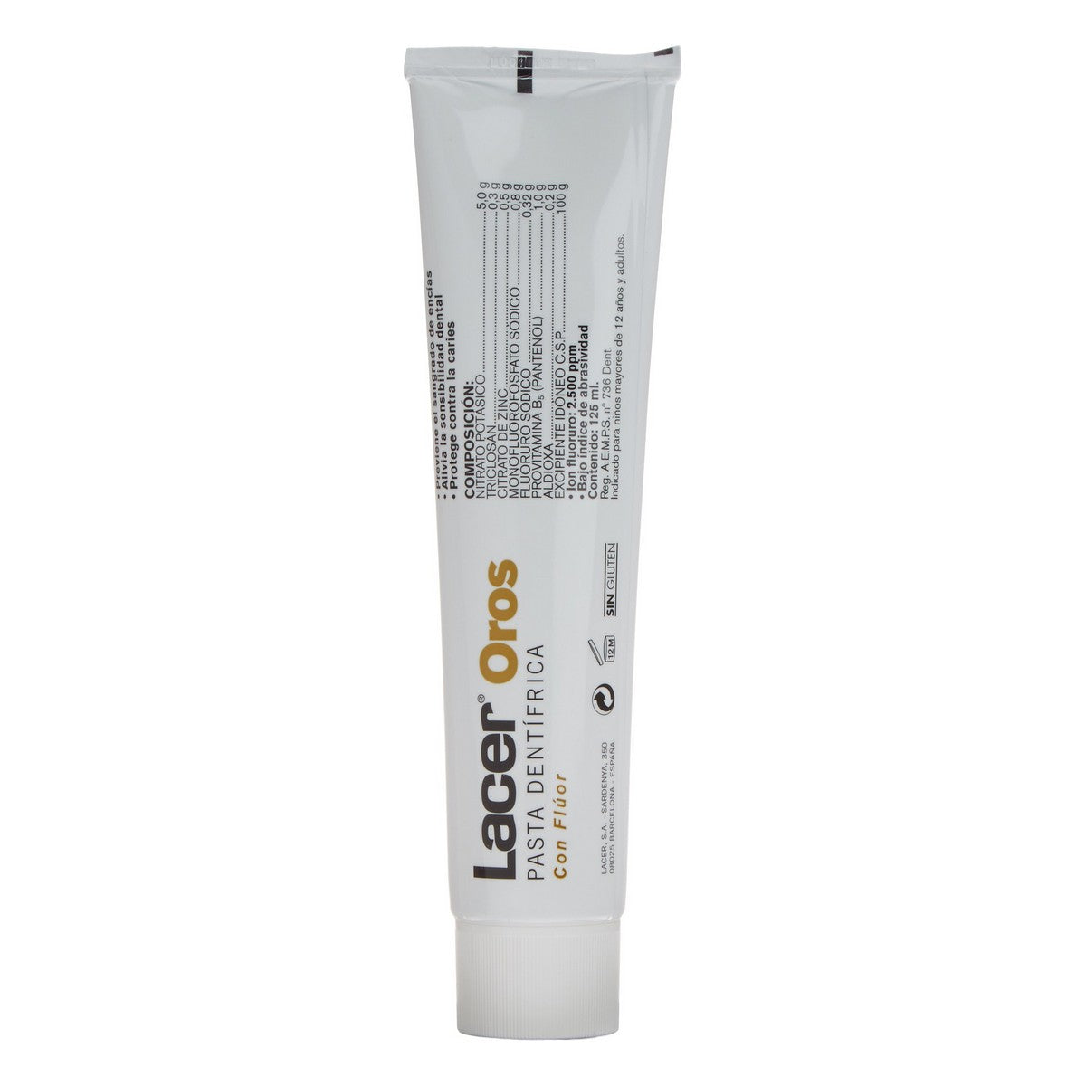 Toothpaste Multiprotection Lacer Lacer Oros 125 ml-1