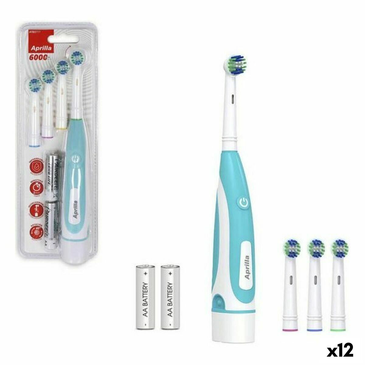 Electric Toothbrush Aprilla 6000 rpm (12 Units)-0