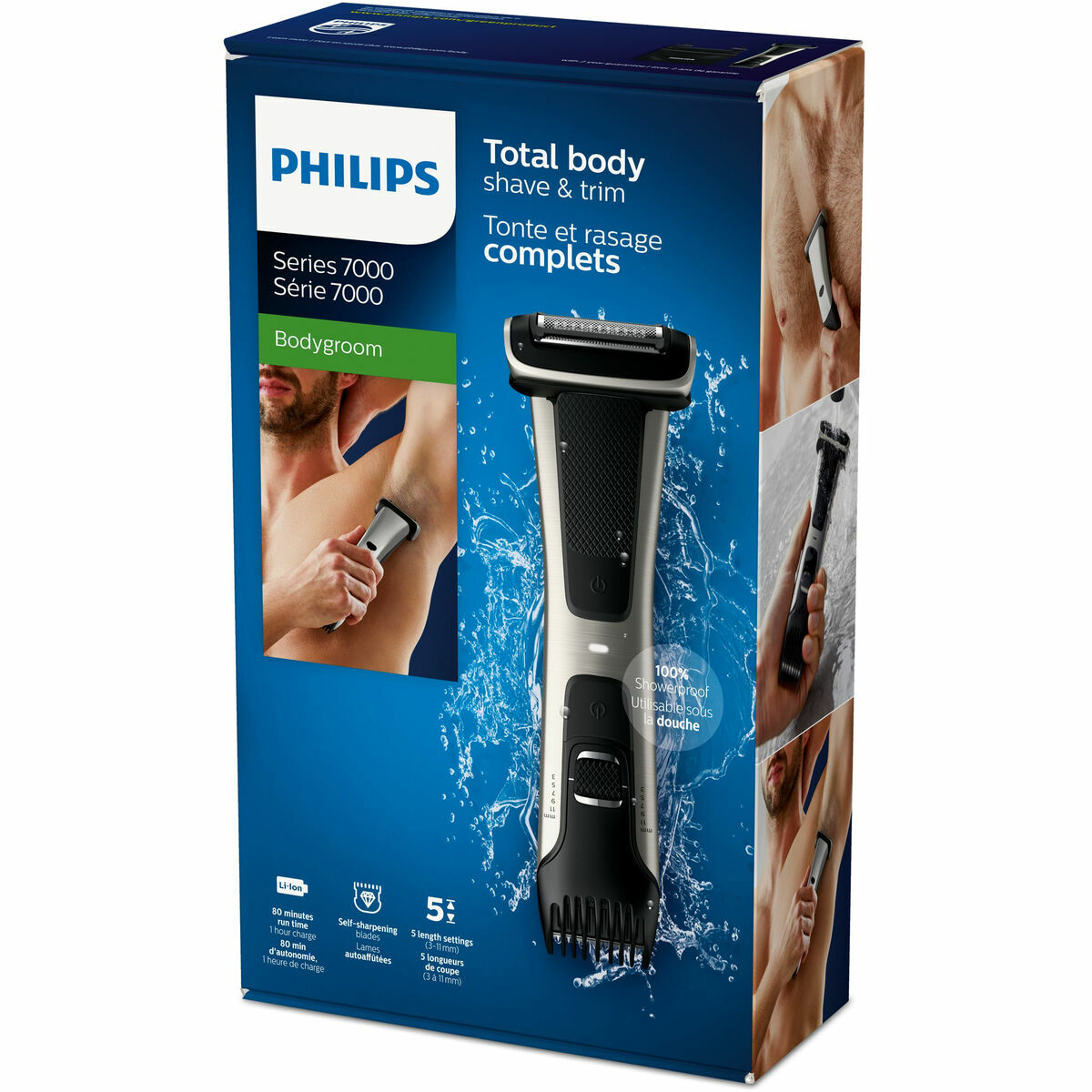 Elektrorasierer Philips BG7025/15 Schwarz-6