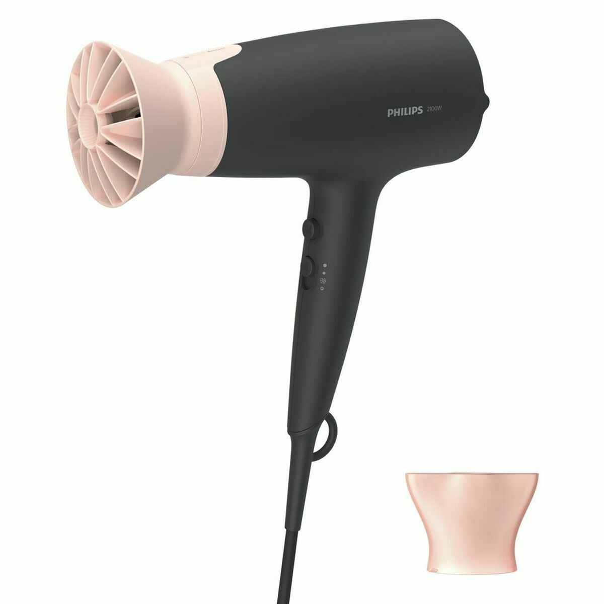Sèche-cheveux Philips BHD350/10 noir rose 2100 W-0