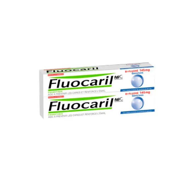 Fluocaril Gum dentifricio Bifluoride 145 mg Pack 2 x 75 ml