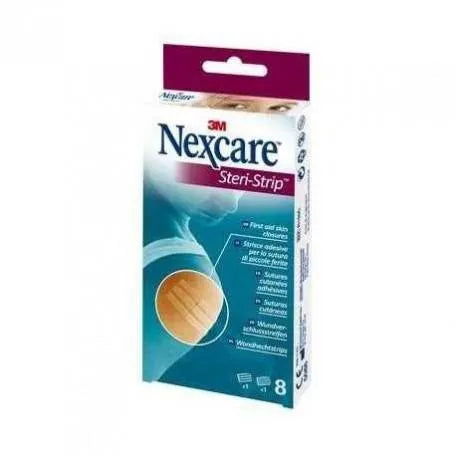 Nexcare En Delaval Ca: serie Di Suture Per Pelle Sterile Steri Strip 8 Parti