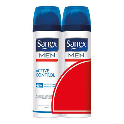 Spray Deodorant Men Active Control Sanex Men Active Control H (2 Stück) 200 ml