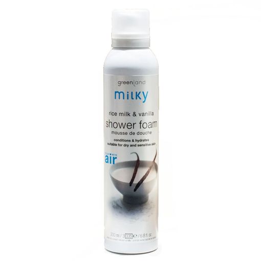 Greenland Shower Mousse Rice Milk 200 ml