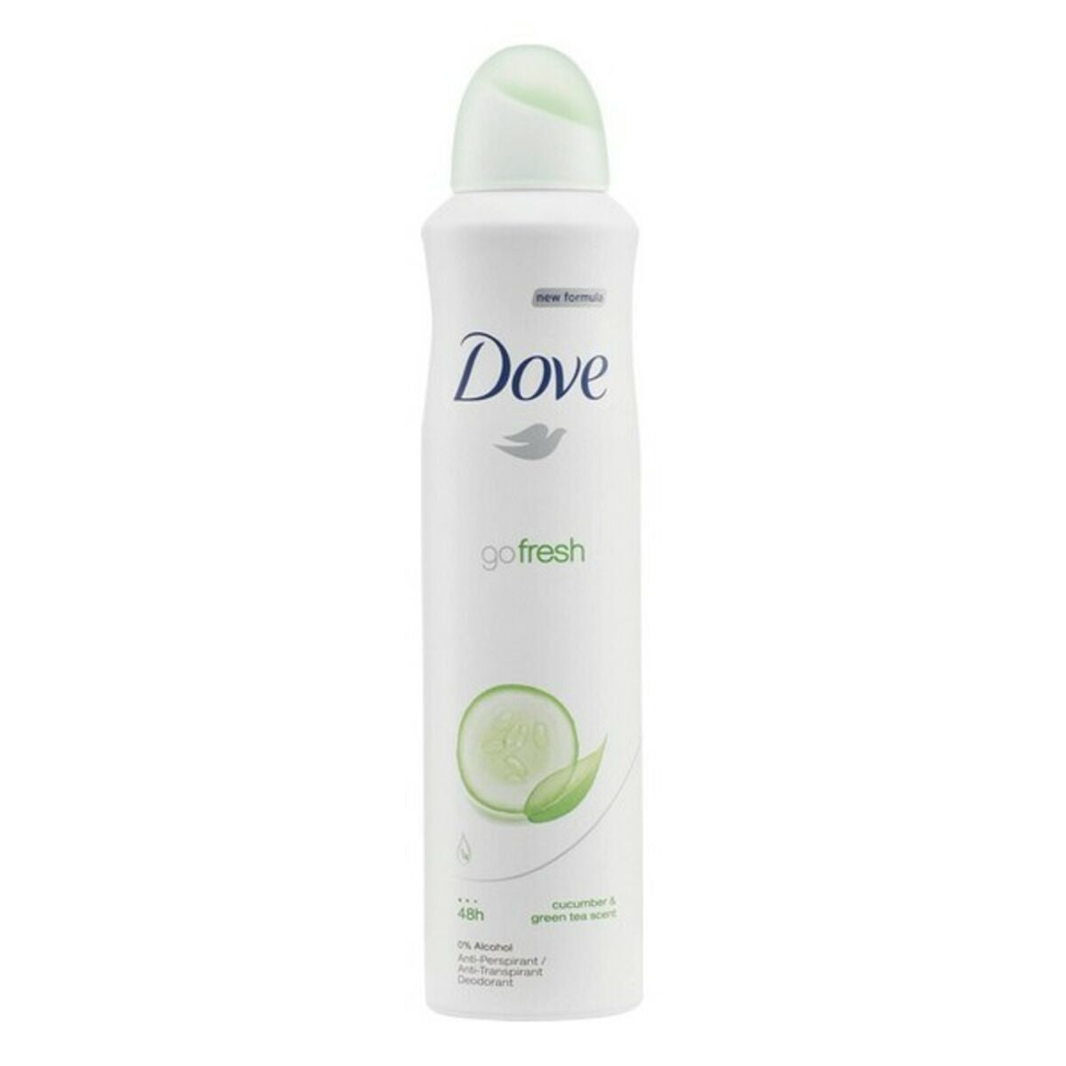 Spray Deodorant Go Fresh Dove Castravete Ceai Verde (250 ml)-0