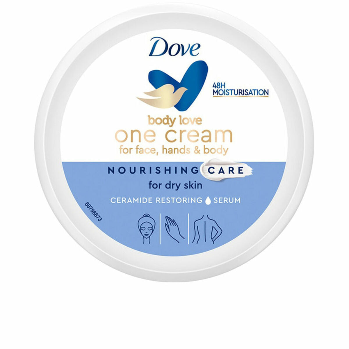 Körpercreme Dove Body Love 250 ml-1