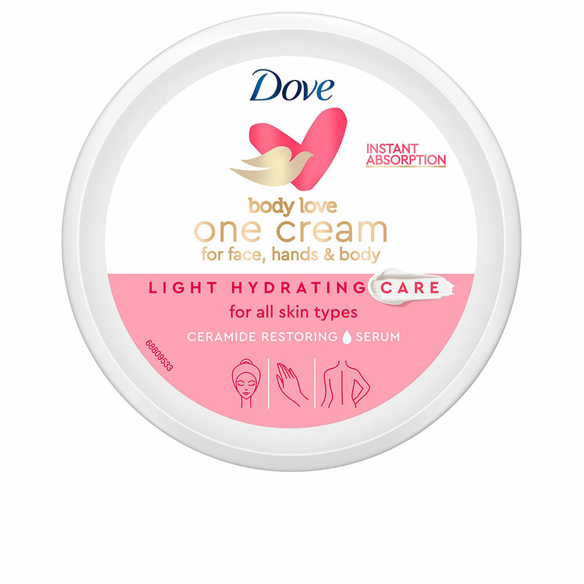 Feuchtigkeitsspendende Körpercreme Dove Body Love 250 ml-0