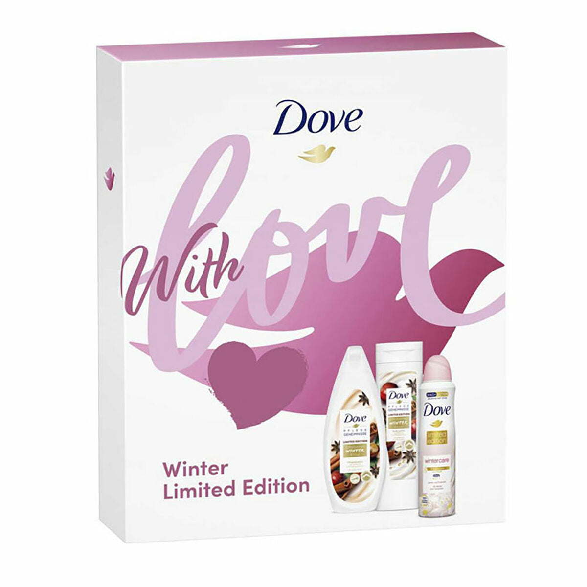 Set Igienico Dove Love Winter 3 Pezzi-1