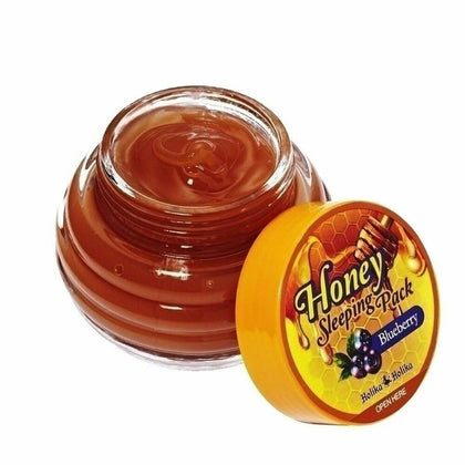 Masque de nuit hydratant Holika Holika Honey Sleeping Pack Myrtille (90 ml)