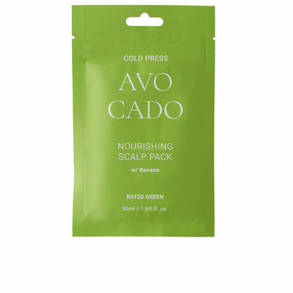 Masque Capillaire Noté Vert Pressé à Froid Avocat 50 ml