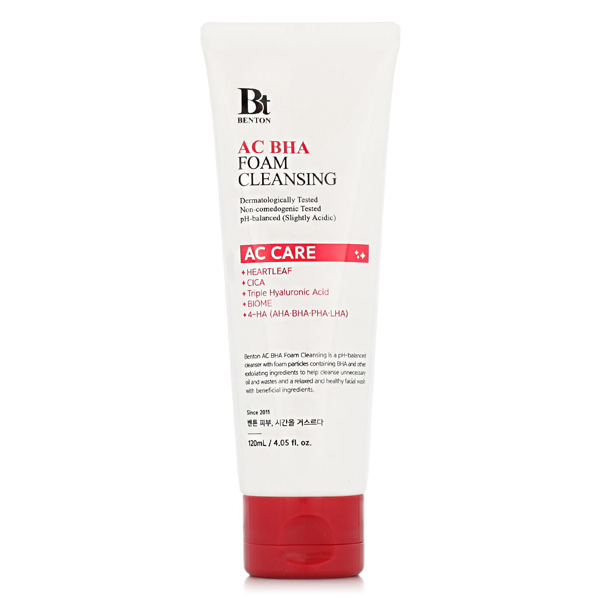 Gel detergente viso Benton AC BHA-0