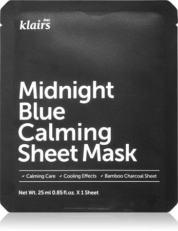 Klairs Midnight Blue Calming Sheet maschera 25 ml