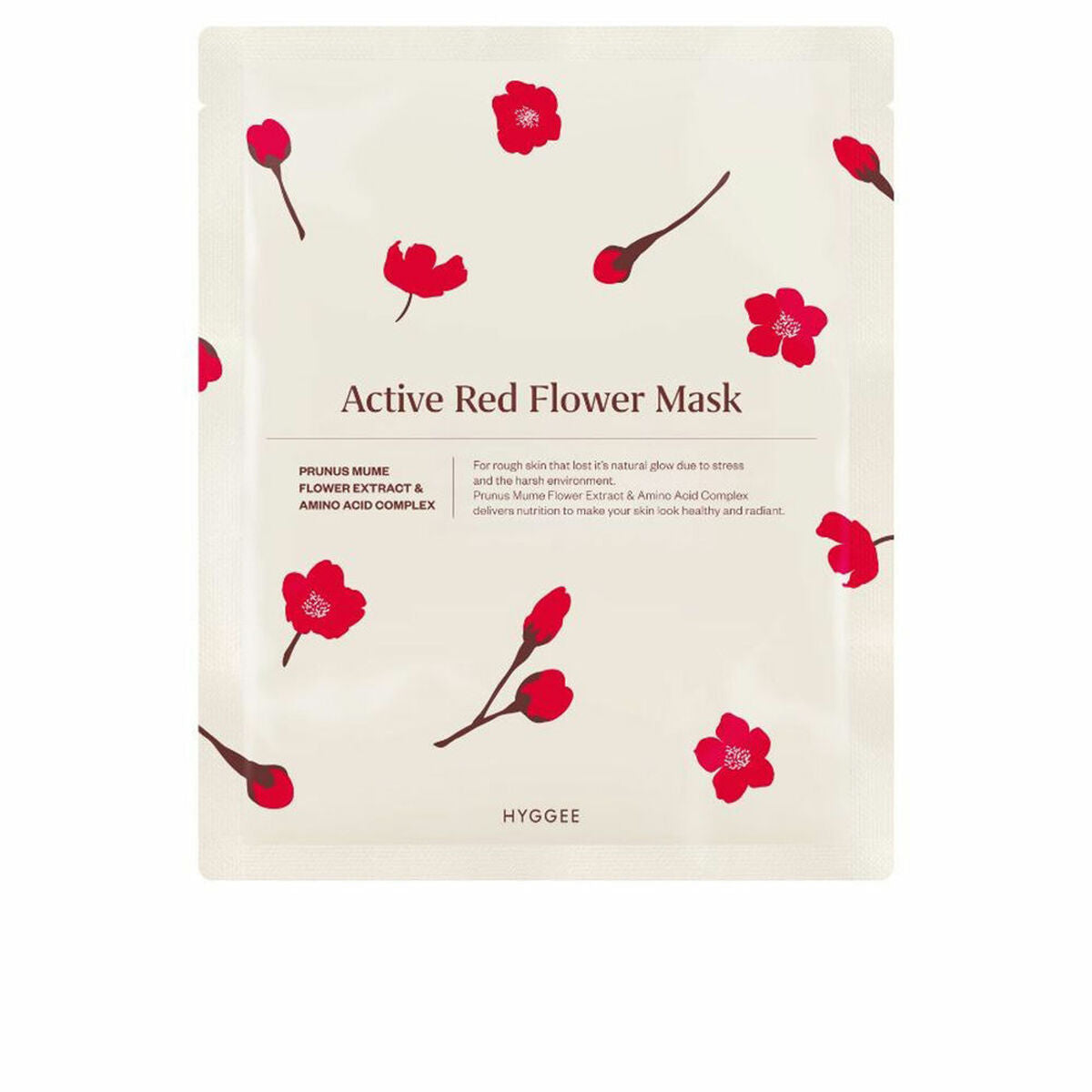 Maschera viso HYGGEE Active Red 35 ml-0