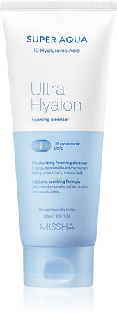 Missha Super Aqua Ultra Hyalron Foaming Cleanser 200 ml