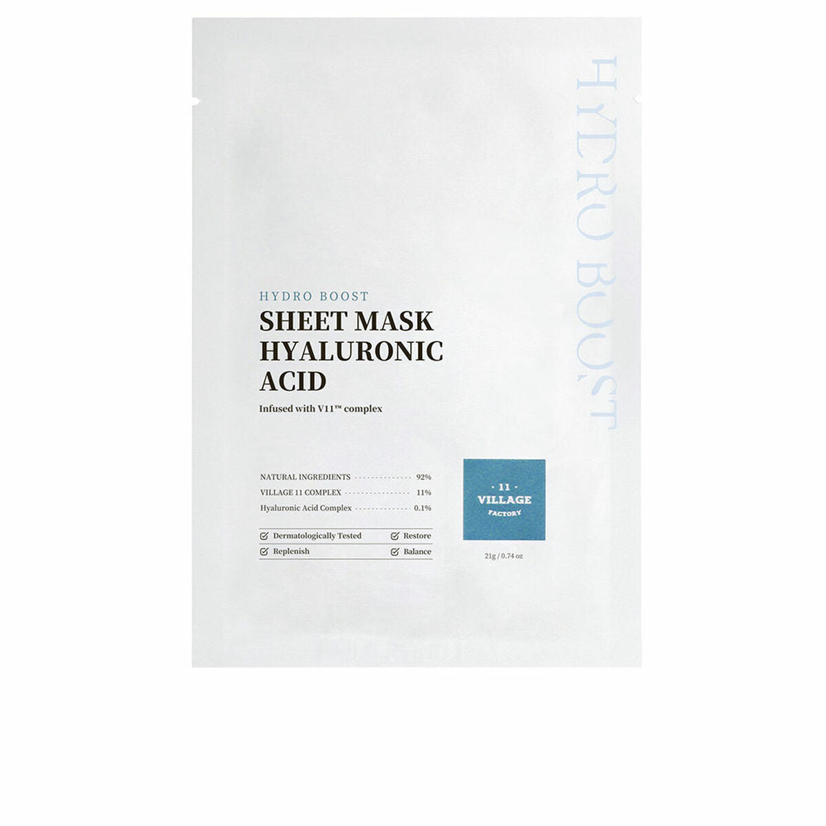 Maschera viso Village 11 Factory Hydro Boost Acido ialuronico 23 g-0