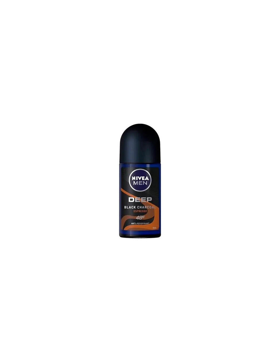 Nivea deodorante Roll On 50 ml Men Deep Espresso Black Carbon