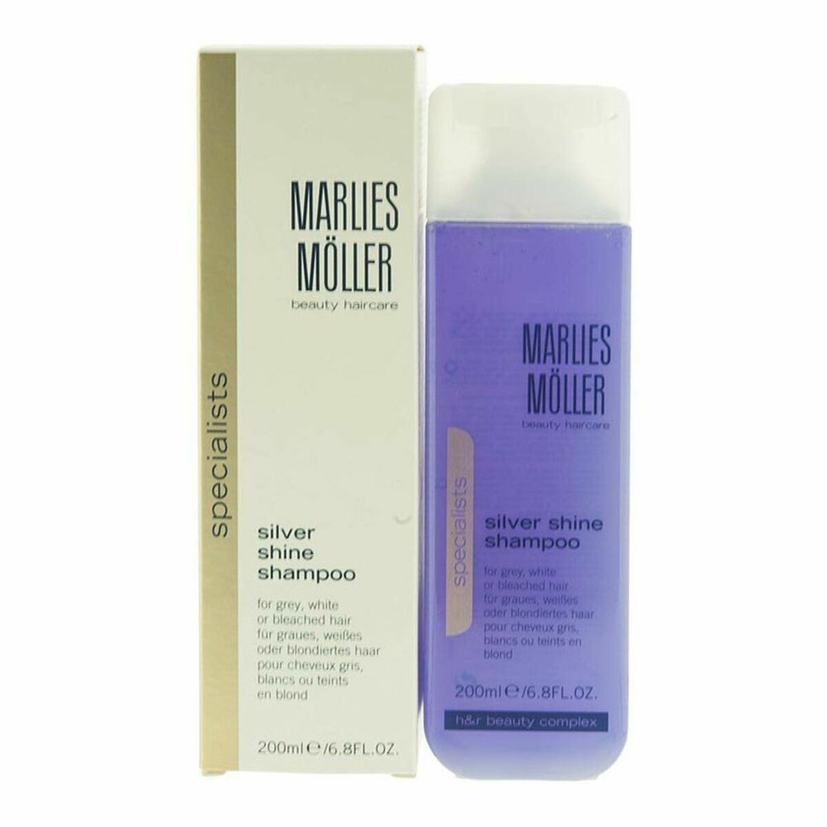 Farbneutralisierendes Shampoo Silver Shine Marlies Möller 200 ml-0