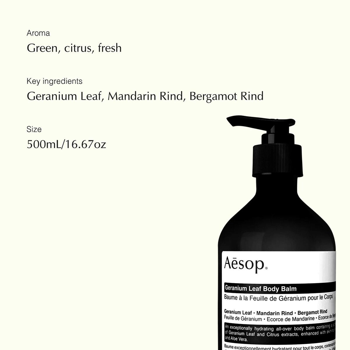 Loción Corporal Esopo HOJA DE GERANIO 500 ml-4