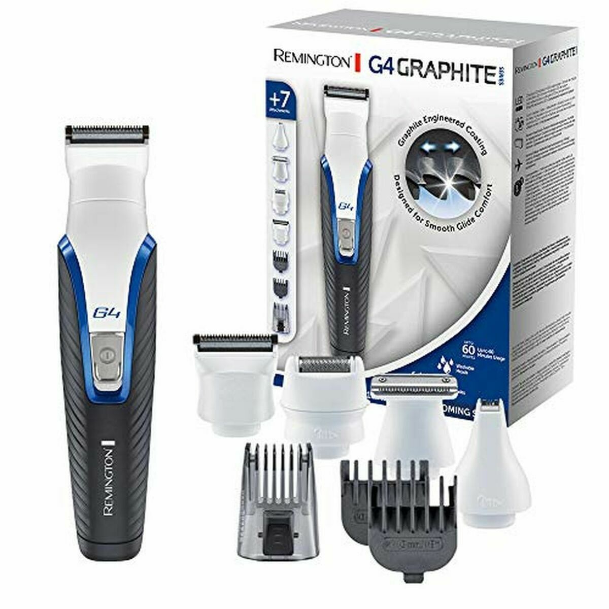 Beard Trimmer Remington BARBER G4 GRAPHITE KIT MULTIFUNC PG4000-30