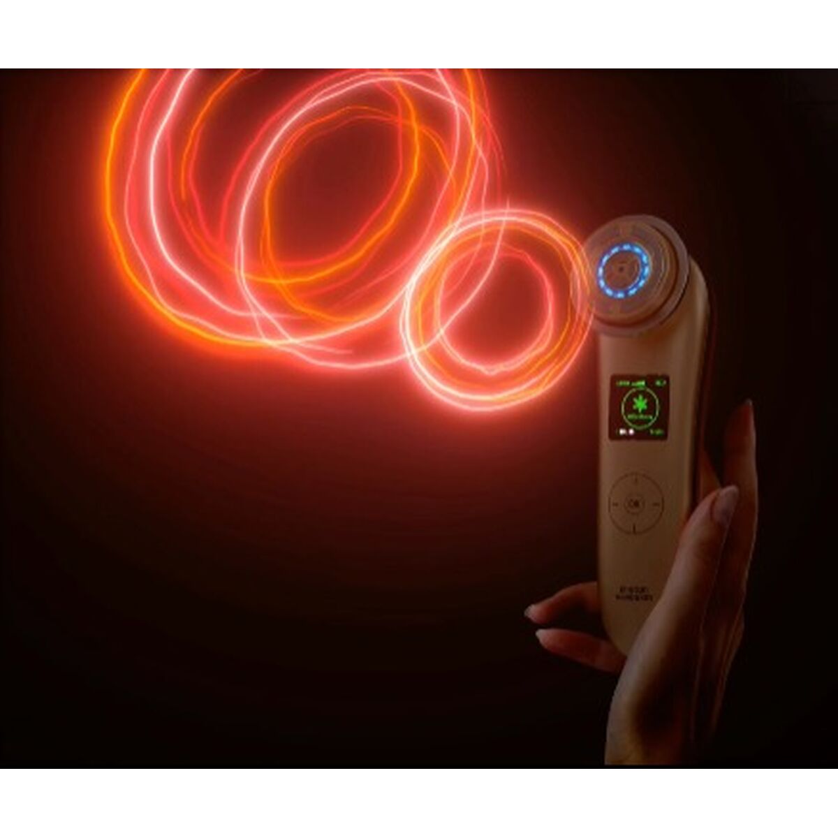 Gesichtsmassagegerät mit Radiofrequenz, Phototherapie und Elektrostimulation Drakefor NANOSKIN EXTREME Pink-1
