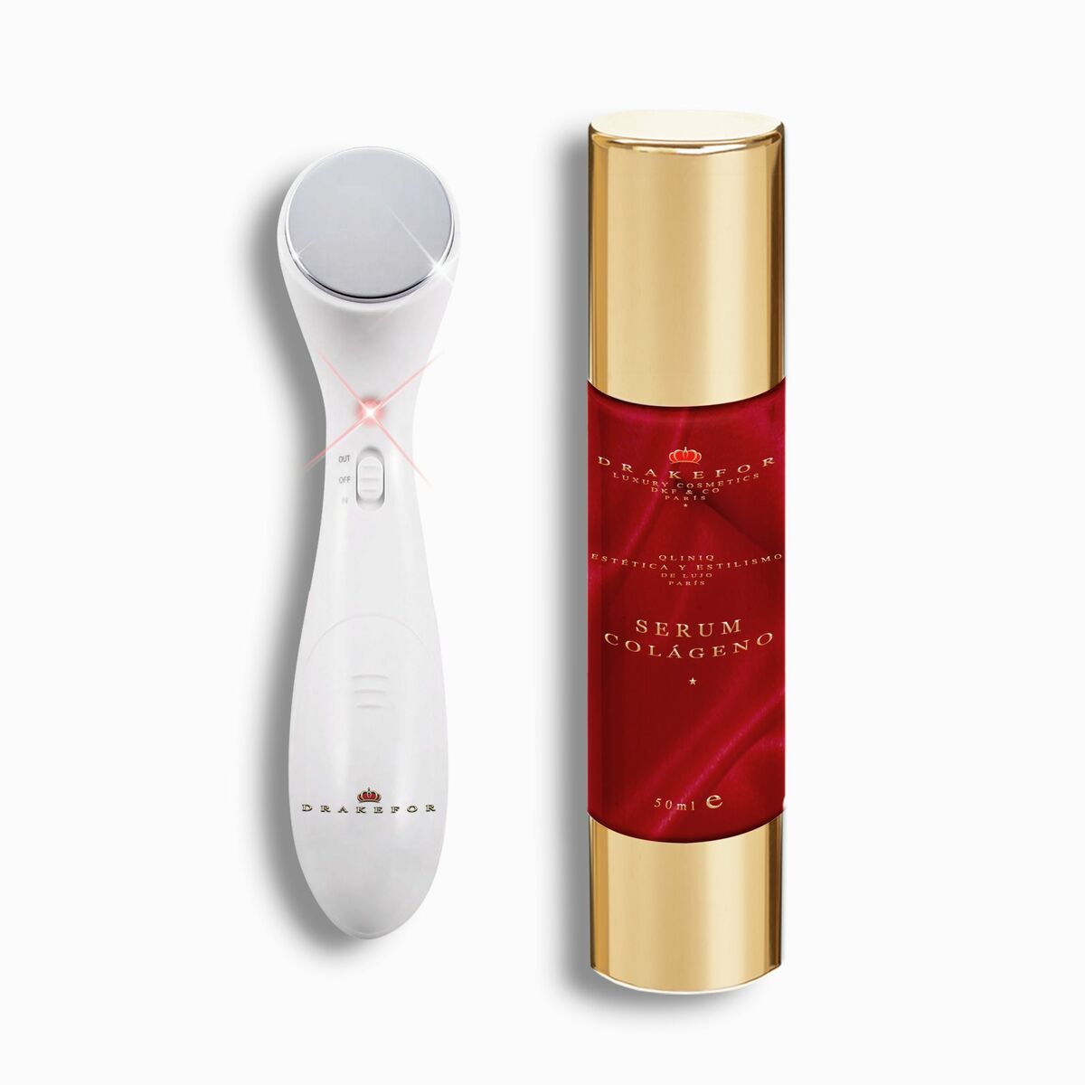 Massager Drakefor DFK-408&GELCOLAGENO White-2