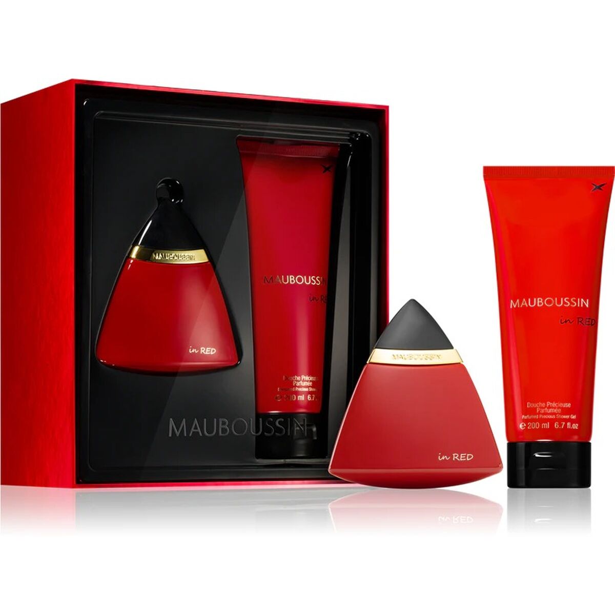 Set profumo da uomo Mauboussin in rosso 100 ml 2 pezzi-1
