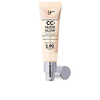Creme Make-up Base It Cosmetics CC+ Nude Glow Fair Ivory Spf 40 32 ml