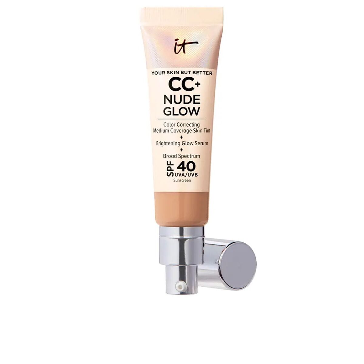 Creme Make-up Base It Cosmetics CC+ Nude Glow Medium Tan Spf 40 32 ml-0