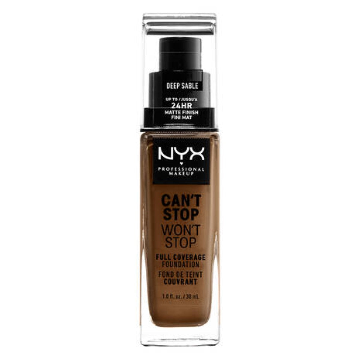 Creme-Make-up-Basis NYX Can't Stop Won't Stop Deep Sable (30 ml)-0