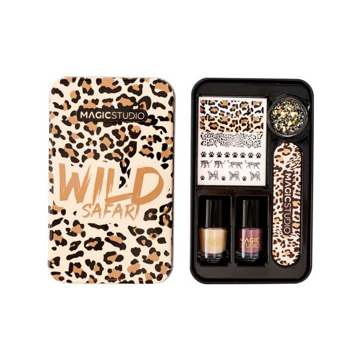 Set manicure Magic Studio Wild Safari Savage Nail Art 6 pezzi-0
