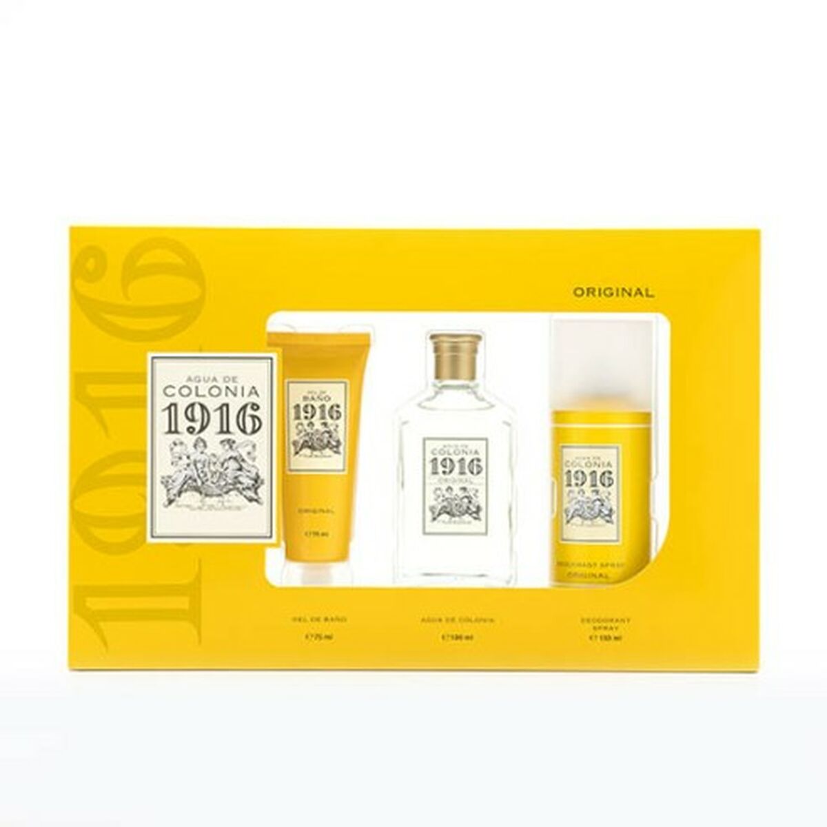 Set Parfum Unisex Puig Agua de Colonia 1916 3 Piese-0