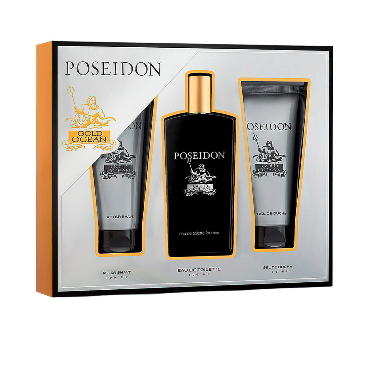 Set Parfum Bărbați Poseidon POSEIDON GOLD PENTRU BĂRBAȚI EDT 3 Bucăți-0