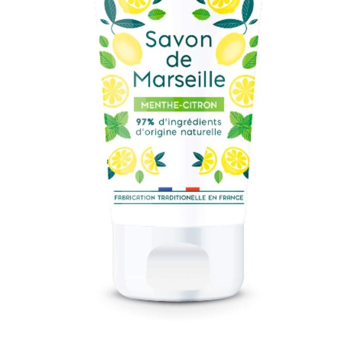 Marseille Soap Beauterra MARSEILLE 100 ml Lemon Mint-1