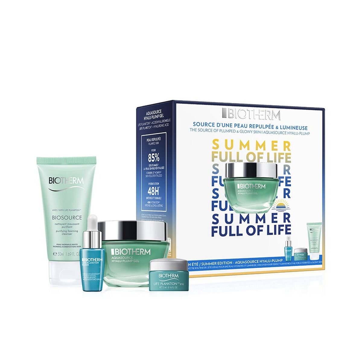 Set Cosmetico Biotherm AQUASOURCE 4 Pezzi-0