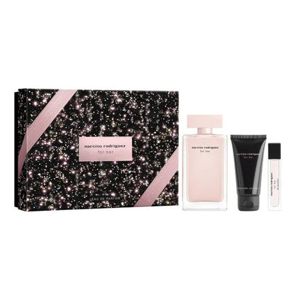 Damenparfümset Narciso Rodriguez FOR HER EDP 3-teilig