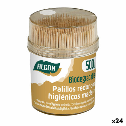 Zahnstocher Algon Set 500 Stück (24 Einheiten)