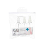 Travel Set Transparent White Plastic (36 Units)-1