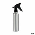 Bottiglia Atomizzatore Nero Argento Alluminio 300 ml (24 Unità)-0