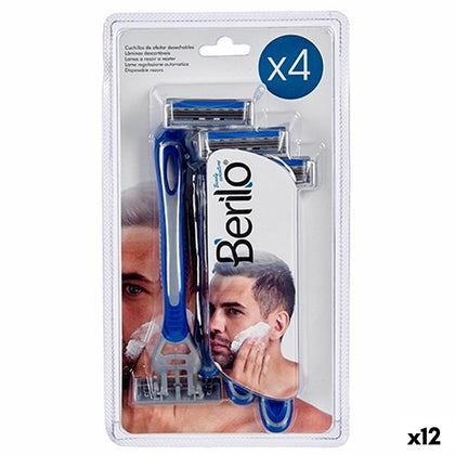 Einwegrasierer Blau (12 Einheiten)