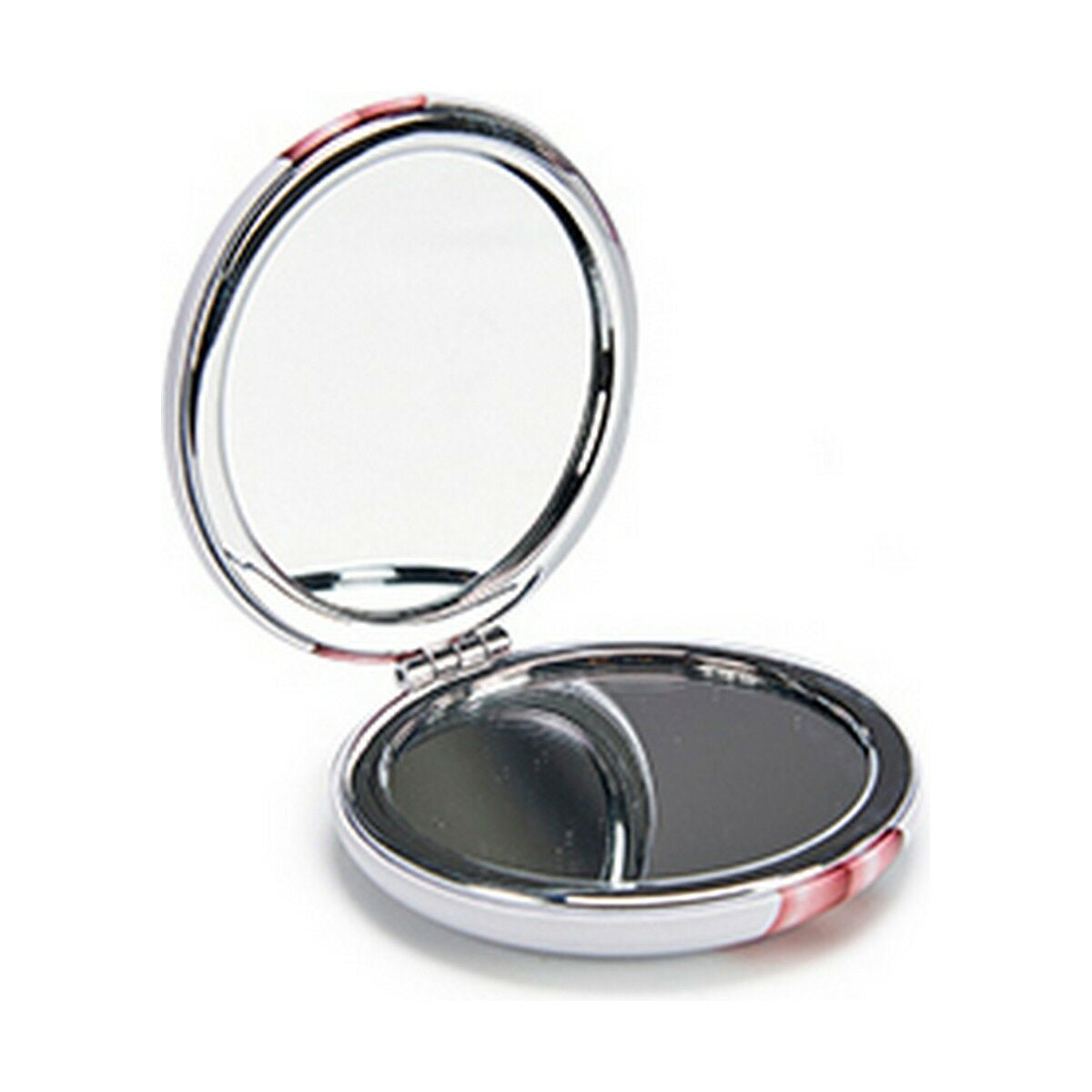 Pocket Mirror Crystal Plastic 8 x 2,4 x 8 cm (12 Units)-1