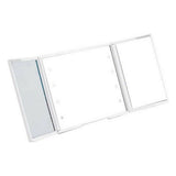 Pocket Mirror LED Light White ABS 1,5 x 9,5 x 11,5 cm (12 Units)-2