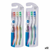Toothbrush Yellow Blue Red Green Pink (12 Units)-0