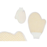 Bath Mitten White Beige (24 Units)-1