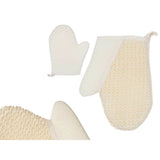Badehandschuh Weiß Beige (24 Einheiten)-1