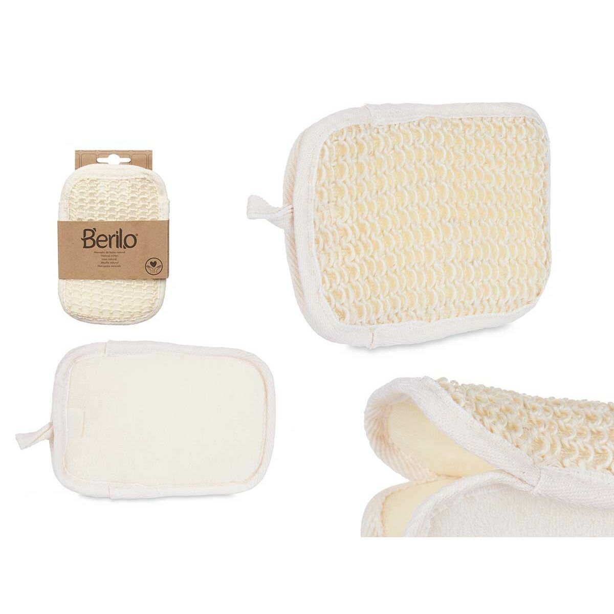 Bath Mitten White Beige (24 Units)-1